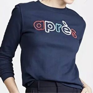 Sol Angeles Aprés Sweatshirt Navy Size M